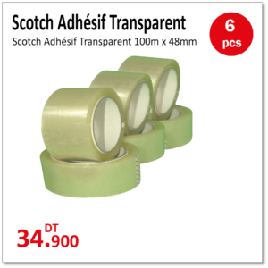 Scotch Adhésif Transparent 48µ - 100m